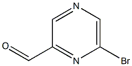 6-Bromo-pyrazine-2-carbaldehyde Struktur