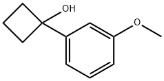 1-(3-methoxyphenyl)cyclobutan-1-ol Struktur