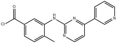 Benzoyl chloride, 4-methyl-3-[[4-(3-pyridinyl)-2-pyrimidinyl]amino]-