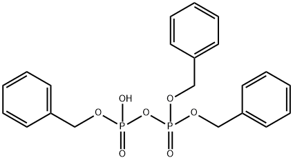 Diphosphoric acid, tris(phenylmethyl) ester (9CI) Struktur