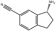 (3R)-3-AMINOINDANE-5-CARBONITRILE Struktur