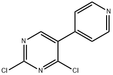 2,4-dichloro-5-(pyridin-4-yl)pyrimidine Struktur