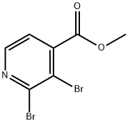 Methyl 2,3-dibromo-4-pyridinecarboxylate Struktur