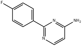 4-Amino-2-(4-fluorophenyl)pyrimidine Struktur