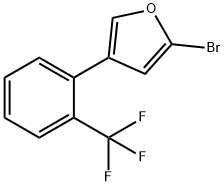 2-Bromo-4-(2-trifluoromethylphenyl)furan Struktur