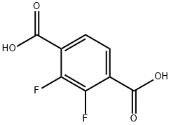 1,4-Benzenedicarboxylic acid, 2,3-difluoro- Struktur