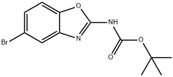 tert-butyl 5-bromobenzo[d]oxazol-2-ylcarbamate Struktur