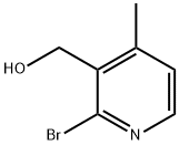 (2-bromo-4-methylpyridin-3-yl)methanol Struktur