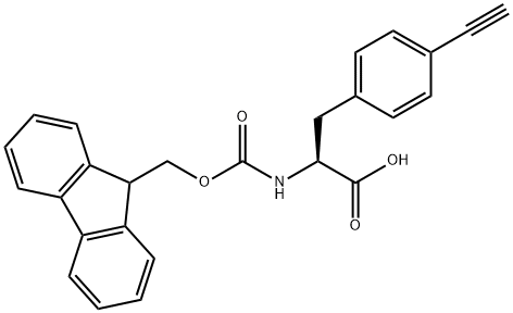 N-Fmoc-4-ethynyl-L-phenylalanine Struktur