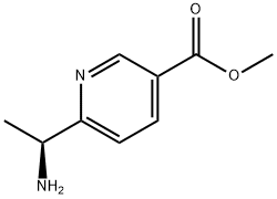 METHYL 6-((1S)-1-AMINOETHYL)PYRIDINE-3-CARBOXYLATE Struktur