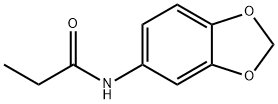 N-(1,3-benzodioxol-5-yl)propanamide Struktur