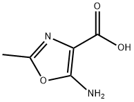 5-amino-2-methyloxazole-4-carboxylic acid Struktur