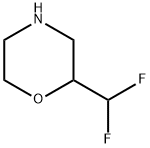 Morpholine, 2-(difluoromethyl)- Struktur