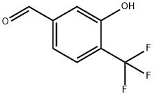 3-hydroxy-4-(trifluoromethyl)benzaldehyde Struktur