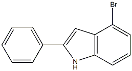 4-bromo-2-phenyl-1H-indole Struktur