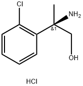 (2R)-2-AMINO-2-(2-CHLOROPHENYL)PROPAN-1-OL HYDROCHLORIDE Struktur