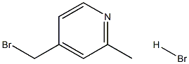 4-(Bromomethyl)-2-methylpyridine hydrobromide Struktur