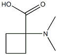 1-(dimethylamino)cyclobutane-1-carboxylic acid Struktur