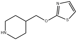 4-[(2-thiazolyloxy)methyl]-Piperidine Struktur