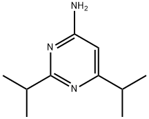 2,6-Di(iso-propyl)pyrimidin-4-amine Struktur