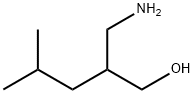 2-(aminomethyl)-4-methylpentan-1-ol Struktur