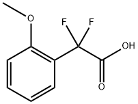 2,2-Difluoro-2-(2-methoxyphenyl)acetic Acid Struktur