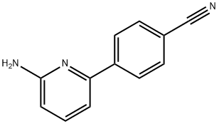 4-(6-AMINOPYRIDIN-2-YL)BENZONITRILE Struktur