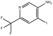 4-iodo-6-(trifluoromethyl)pyridin-3-amine Struktur