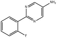 5-Amino-2-(2-fluorophenyl)pyrimidine Struktur