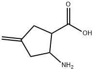 2-Amino-4-methylene-cyclopentanecarboxylic acid Struktur