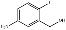 Benzenemethanol, 5-amino-2-iodo- Struktur