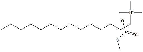 N,N,N-trimethyltetradecan-1-aminium methylcarbonate Struktur