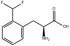 (2S)-2-AMINO-3-[2-(DIFLUOROMETHYL)PHENYL]PROPANOIC ACID Struktur