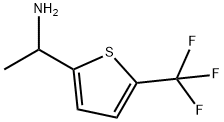 1-[5-(TRIFLUOROMETHYL)-2-THIENYL]ETHYLAMINE Struktur