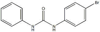 3-(4-bromophenyl)-1-phenylurea Struktur