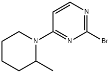 2-Bromo-4-(2-methylpiperidin-1-yl)pyrimidine Struktur