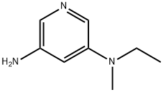 3-Amino-5-(methylethylamino)pyridine Struktur