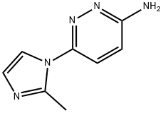 3-Amino-6-(2-methyl-1H-imidazol-1-yl)pyridazine Struktur