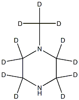 1-(methyl-d3)piperazine-2,2,3,3,5,5,6,6-d8 Struktur