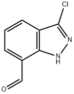 3-Chloro-1H-indazole-7-carbaldehyde Struktur