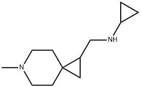 N-{6-azaspiro[2.5]octan-1-ylmethyl}-N-methylcyclopropanamine Struktur