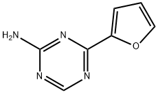 4-(2-Furyl)-1,3,5-triazin-2-amine Struktur