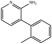 2-AMINO-3-(2-TOLYL)PYRIDINE Struktur