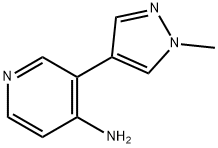 3-(1-METHYL-1H-PYRAZOL-4-YL)PYRIDIN-4-AMINE Struktur