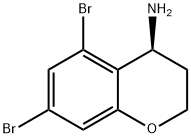 (S)-5,7-dibromochroman-4-amine Struktur