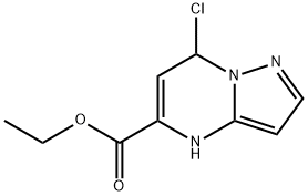 ethyl 7-chloro-4,7-dihydropyrazolo[1,5-a]pyrimidine-5-carboxylate Struktur