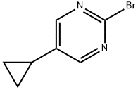 2-Bromo-5-cyclopropylpyrimidine Struktur