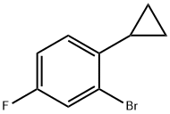 2-bromo-1-cyclopropyl-4-fluorobenzene Struktur