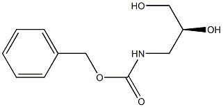 benzyl (S)-(2,3-dihydroxypropyl)carbamate Struktur