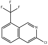 3-chloro-8-(trifluoromethyl)isoquinoline Struktur